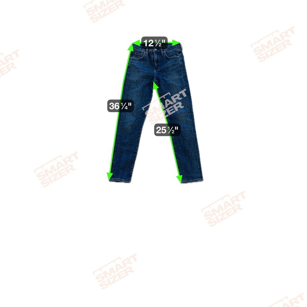 Citizens of Humanity Rocket Crop High Rise jeans Size 25 - Picture 5 of 5